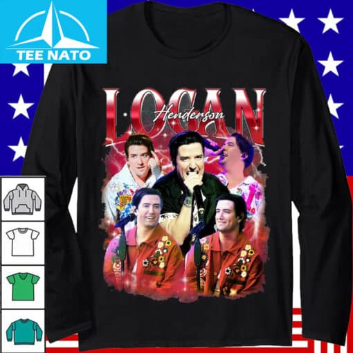 Logan Henderson Big Time Rush Vintage Style Singer Shirt - Image 3