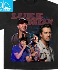 Luke Bryan Country Singer Photo Collage Graphic Shirt1