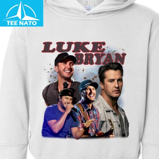 Luke Bryan Country Singer Photo Collage Graphic Shirt - Image 3
