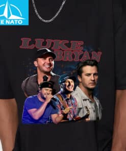 Luke Bryan Country Singer Photo Collage Graphic Shirt3