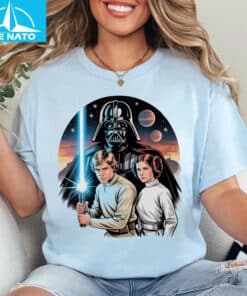 Luke Skywalker Princess Leia Darth Vader Shirt2