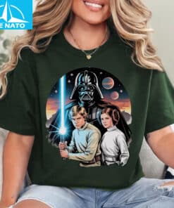 Luke Skywalker Princess Leia Darth Vader Shirt3