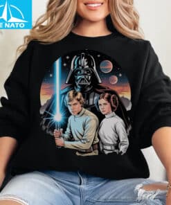 Luke Skywalker Princess Leia Darth Vader Shirt4