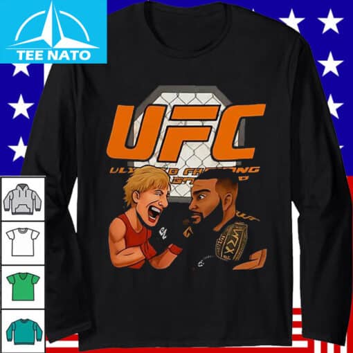 MMA Fight Pimblett vs Topuria Shirt - Image 3