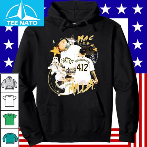 Mac Miller Pirates Hometown Hero 412 Graphic Shirt - Image 4