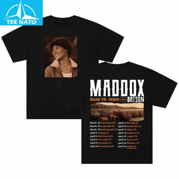 Maddox Batson Road To Indio 2025 Tour Shirt