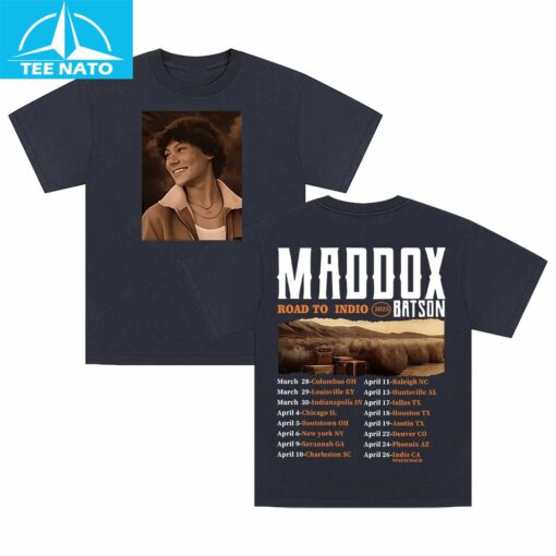 Maddox Batson Road To Indio 2025 Tour Shirt - Image 4