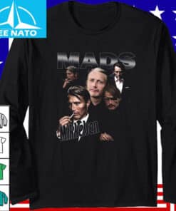 Mads Mikkelsen Actor Movie TV Show Collage Shirt2
