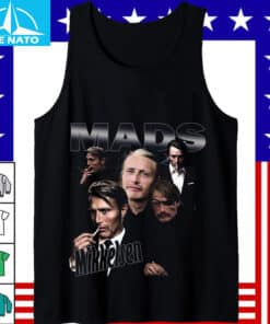 Mads Mikkelsen Actor Movie TV Show Collage Shirt3