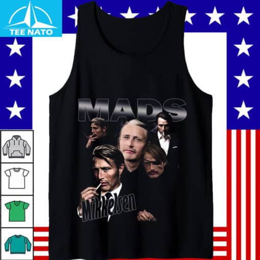 Mads Mikkelsen Actor Movie TV Show Collage Shirt - Image 4