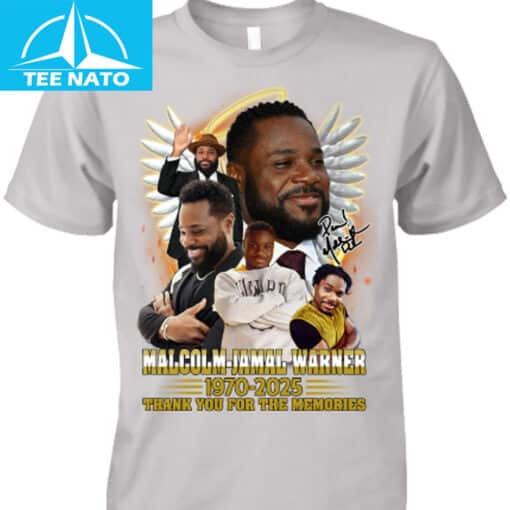 Malcolm-Jamal Warner 1970-2025 Thank You For The Memories Tribute Shirt - Image 2