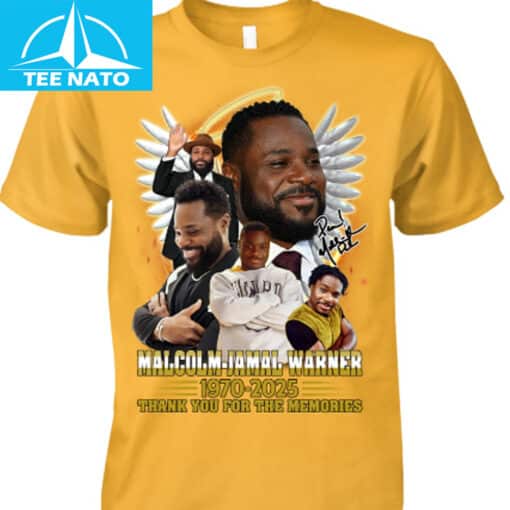 Malcolm-Jamal Warner 1970-2025 Thank You For The Memories Tribute Shirt - Image 3