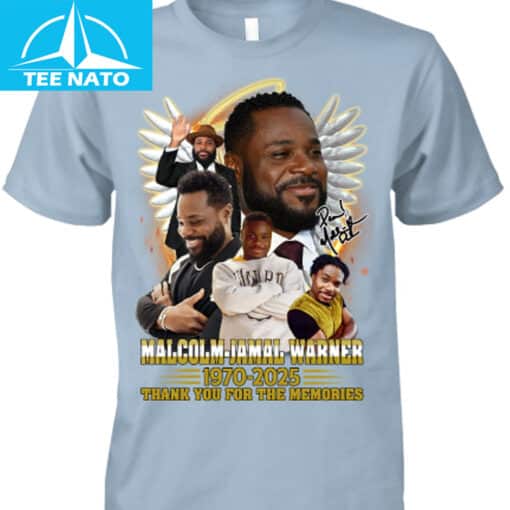 Malcolm-Jamal Warner 1970-2025 Thank You For The Memories Tribute Shirt - Image 4