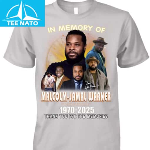 Malcolm-Jamal Warner Theo Huxtable In Memory 1970-2025 Shirt - Image 2