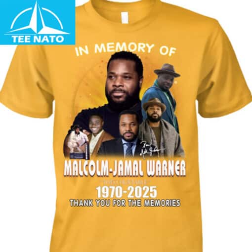 Malcolm-Jamal Warner Theo Huxtable In Memory 1970-2025 Shirt - Image 3