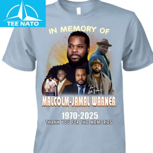 Malcolm-Jamal Warner Theo Huxtable In Memory 1970-2025 Shirt - Image 4