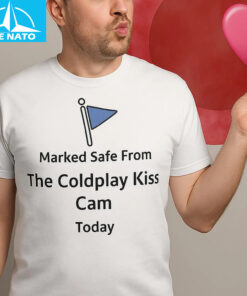 Marked Safe From Coldplay Kiss Cam Shirt2