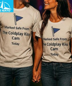 Marked Safe From Coldplay Kiss Cam Shirt3