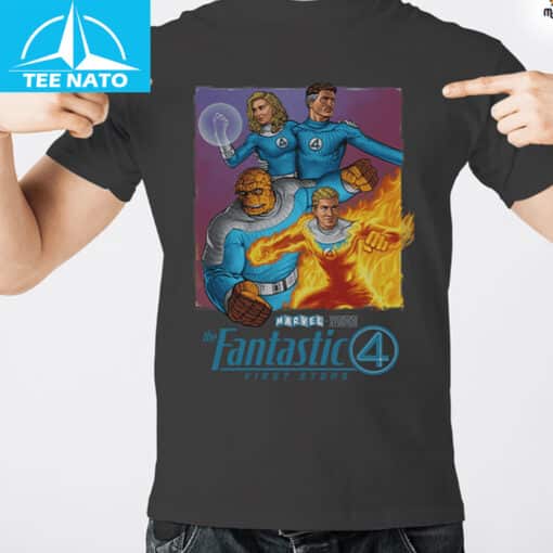 Marvel Fantastic Four First Steps Comic Book Shirt - Image 3