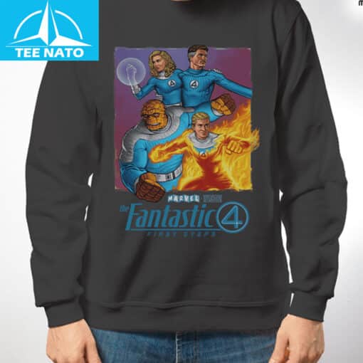 Marvel Fantastic Four First Steps Comic Book Shirt - Image 5