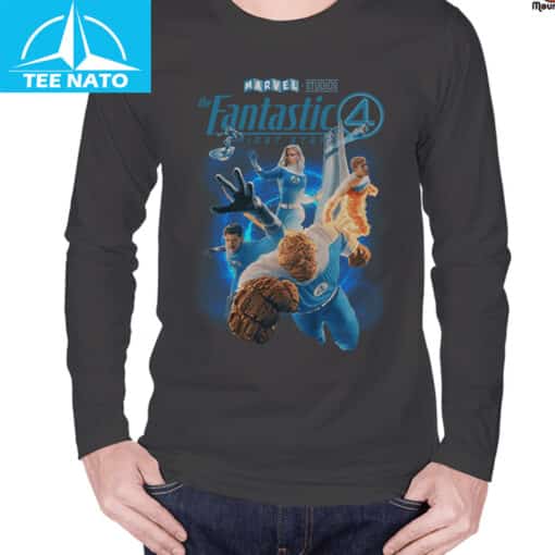Marvel Studios The Fantastic Four Movie Poster Shirt - Image 2