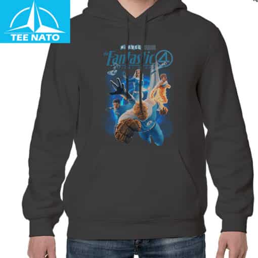 Marvel Studios The Fantastic Four Movie Poster Shirt - Image 3