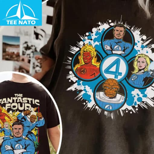 Marvel The Fantastic Four Comics Poster Shirt - Image 4