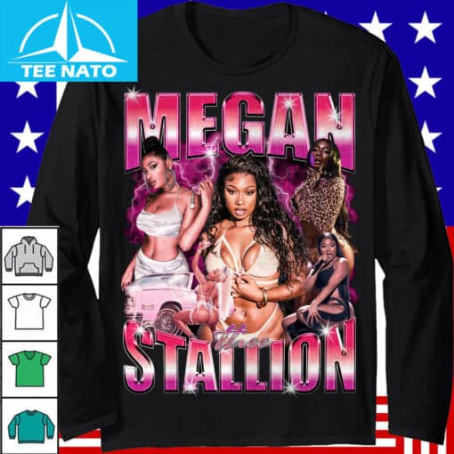Megan Thee Stallion 90s Vintage Shirt - Image 3