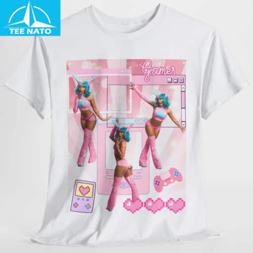 Megan Thee Stallion Gamer Pink Top Shirt - Image 4