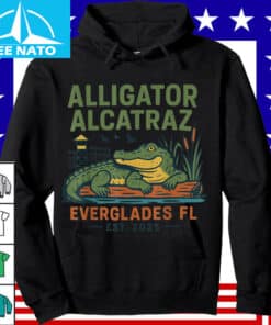Meme Florida Everglades Men Women Funny Alligator Alcatraz Shirt2