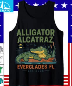 Meme Florida Everglades Men Women Funny Alligator Alcatraz Shirt3