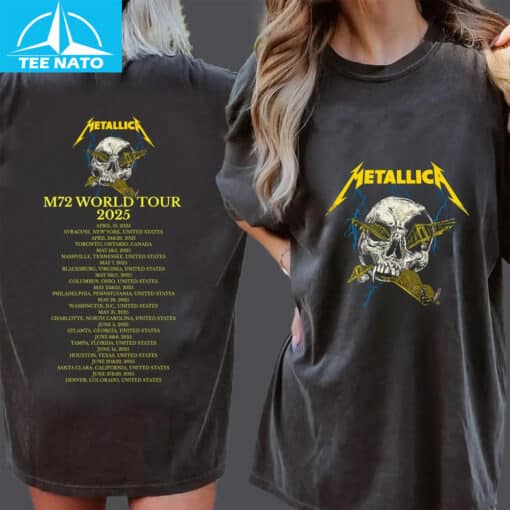 Metallica M72 2025 World Tour T-Shirt - Image 3