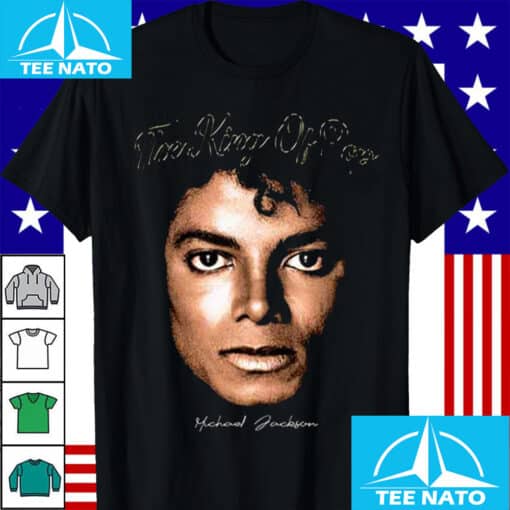 Michael Jackson The King Of Pop Iconic Face Shirt - Image 3