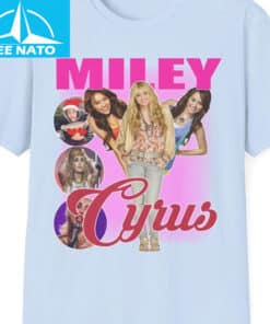 Miley Cyrus Hannah Montana Photo Collage Graphic Shirt3
