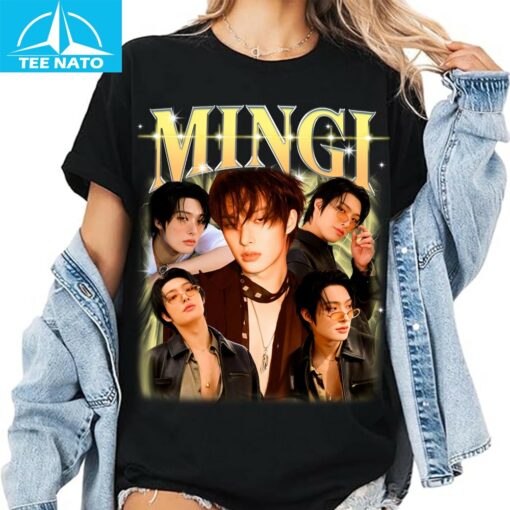 Mingi Ateez Vintage T-shirt