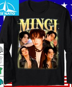Mingi Ateez Vintage T shirt3