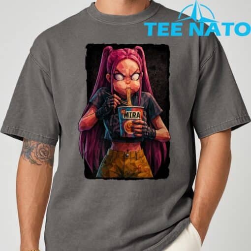 Mira Shadow Ramen Rage GÇô K-Pop Demon Hunters T-Shirt - Image 4