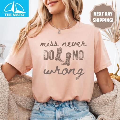 Miss Never Do No Wrong Wallen Shirt - Image 3