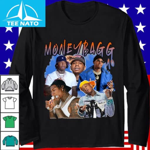 Moneybagg Yo Rapper Hip Hop Music Collage Shirt - Image 3