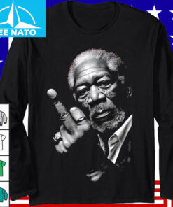 Morgan Freeman Middle Finger Graphic Shirt3
