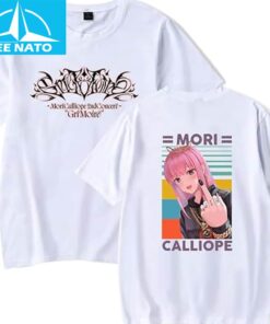 Mori Calliope Cartoon Shirt3