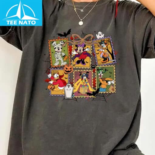 Mouse and Friends Halloween 2025 Shirt - Image 2