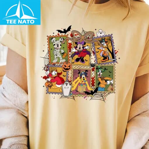 Mouse and Friends Halloween 2025 Shirt - Image 3