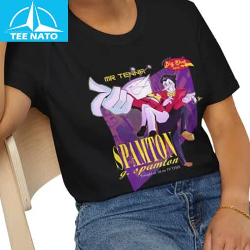 Mr Tenna Spamton G Spamton Cartoon Shirt - Image 3