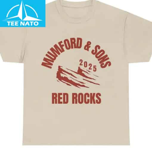 Mumford and Sons 2025 Tour Sand Shirt