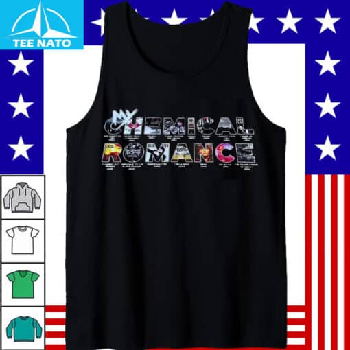 My Chemical Romance Albums & Songs Graphic Shirt - Image 5