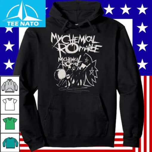 My Chemical Romance Band Logo Graphic Shirt - Image 4
