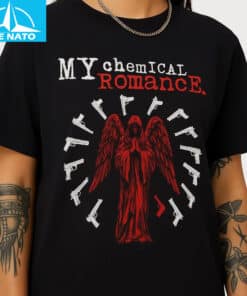 My Chemical Romance Red Angel Emo Punk Shirt