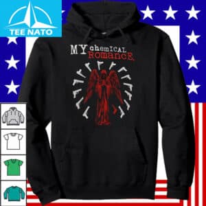 My Chemical Romance Red Angel Emo Punk Shirt 3