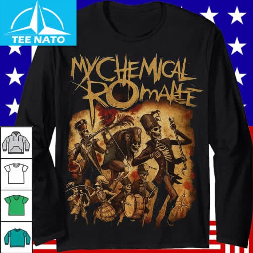 My Chemical Romance Skeleton Parade Shirt - Image 3